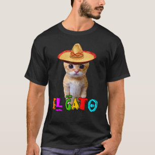 Camiseta El Gato Meme Gatinho Mexicano Cat Latino Munchkin 