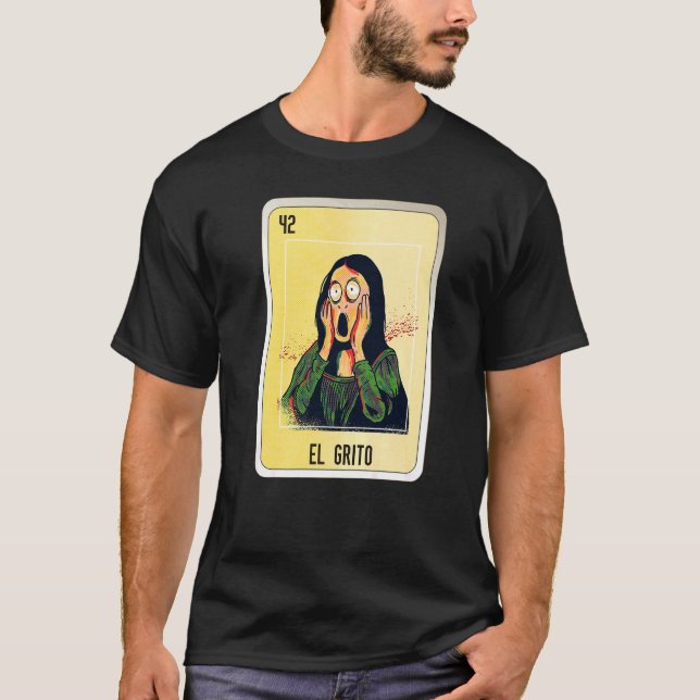 Camiseta El Grito Mexicano Slang - Cartões De Bingo De Lote (Frente)