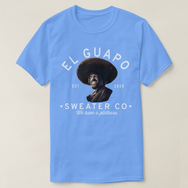 Camiseta El Guapo Sweater Co (Frente do Design)