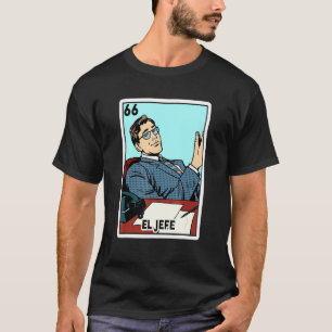 Camiseta El Jefe Shirt Men Loteria Mexicana Do Los Muert