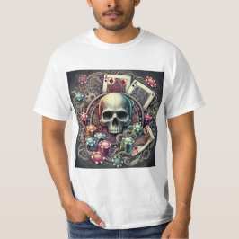 Camiseta El Juego de la Muerte: Calavera y Apuestas