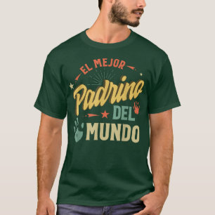 Camiseta El Mejor Padrino Del Mundo Men American Flag