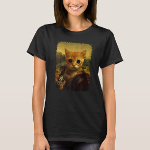 Camiseta el Memgato Engraçado histórico Gato Gato Gato com 