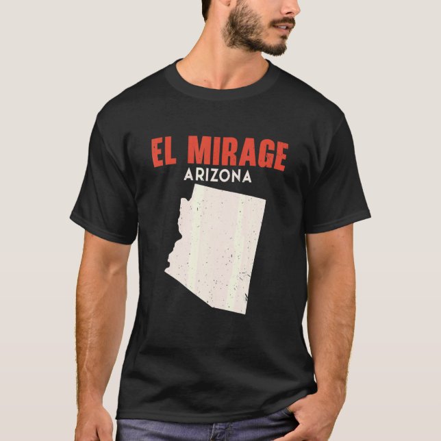 Camiseta El Mirage Arizona EUA Estado América Viagem Arizon (Frente)
