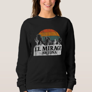 Camiseta El Mirage AZ Arizona Pôr do sol vintage cacto mont