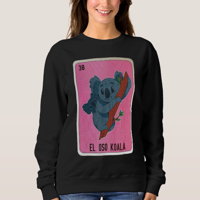 Camiseta El Oso Koala Mexican Slang Lottery Bingo Cards (Frente)