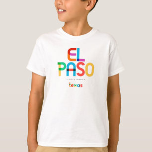 Camiseta El Paso Texas Meados do Século, Arte Pop,
