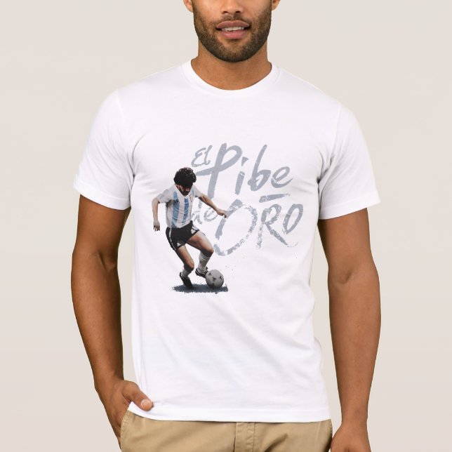 Camiseta El Pibe de Oro - Maradona (Frente)