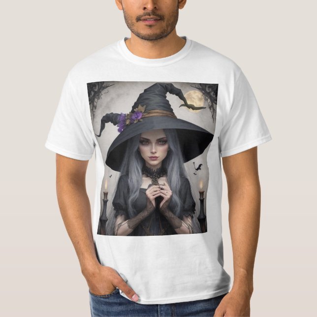 Camiseta El Poder de la Bruja: Magia y Misterio (Frente)