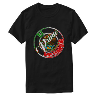 Camiseta El Primo Mas Chingon Mexicano México Estampa orgul
