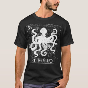Camiseta El Pulpo gráfico polvo espanhol t