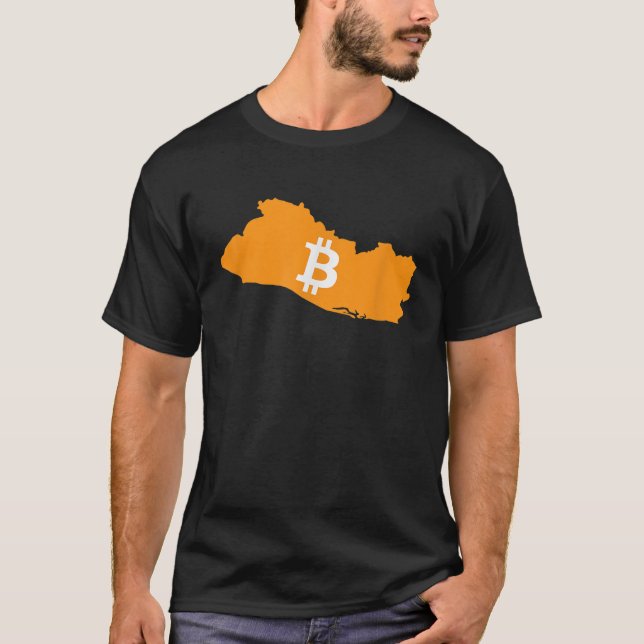 Camiseta El Salvador Bitmoney BTC Moeda Valorização Aplicat (Frente)