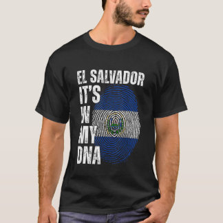 Camiseta El Salvador Está no meu DNA Homens Salvadorenhos M