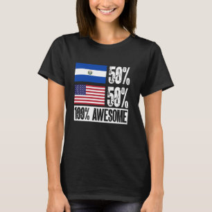 Camiseta El Salvador Flag Admirável Bandeira Americana Salv