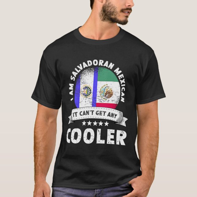 Camiseta El Salvador Flag México Cultivou País Patriótico (Frente)