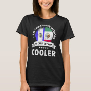 Camiseta El Salvador Flag México Cultivou País Patriótico