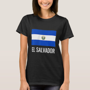 Camiseta El Salvador Fútbol Bandeira do bolso Ventilador do