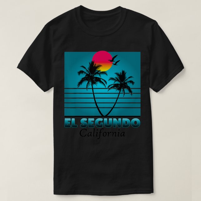 Camiseta El Segundo California CA Summer Gift Souvenirs (Frente do Design)