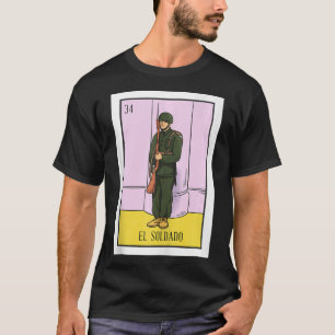 Camiseta El Soldado Lottery Gift The Soldier Card Mexico L