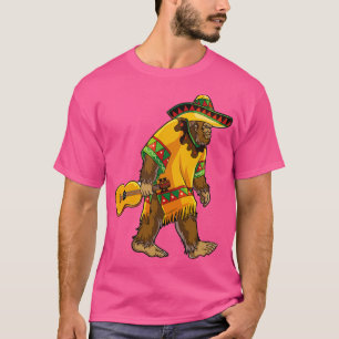 Camiseta El Squatcho Bigfoot Sasquatch Mexicano T Funny Gif