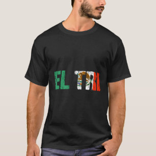 Camiseta El Tri Mexico Soccer Fan Futebol Distante Flag Gi