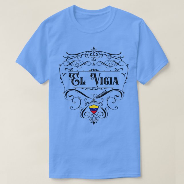 Camiseta El Vigia Vintage design (Frente do Design)
