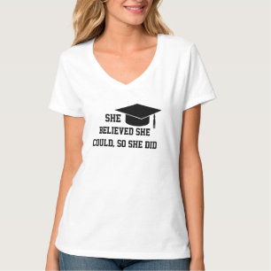 Camiseta Ela Acreditou Que Conseguiu Assim Ela Fez - Blusa 