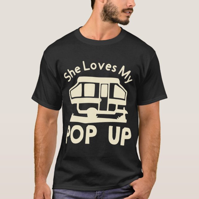 Camiseta Ela ama minha Pop #USAPatriotGraphics © (Frente)