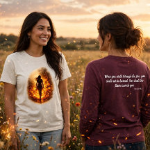 Camiseta Ela Anda Através do Fogo