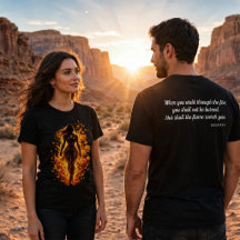Camiseta Ela Anda Através do Fogo