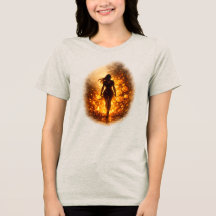 Camiseta Ela Anda Através do Fogo