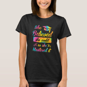 Camiseta Ela concluiu o mestrado 2
