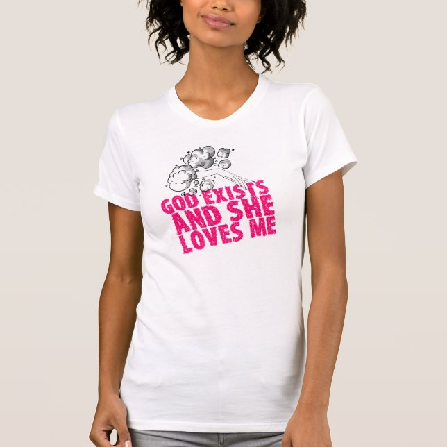 Camiseta Ela deus (Frente)
