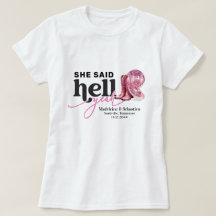 Ela Disse Sim Com Todo o Entusiasmo Rosa Chapéu We