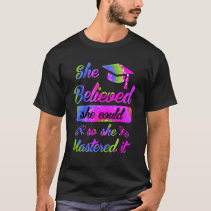 Camiseta Ela dominou Mestrado grau