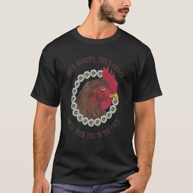 Camiseta Ela é a Grace que te vai meter no frango (Frente)