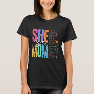 Camiseta Ela É A Mãe Dia de as mães Cristã Jesus Mama Relig