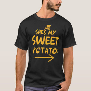 Camiseta Ela é a minha batata doce irlandesa doce