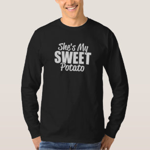 Camiseta Ela é a minha Casal de batata doce, Obrigados de b