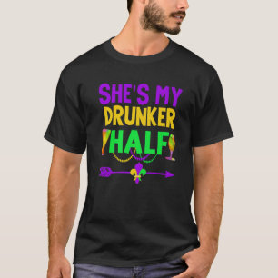 Camiseta Ela é a minha meia Casal de Bebendo que correspon