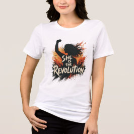 Camiseta Ela é a Revolução - Mês da História das Mulheres