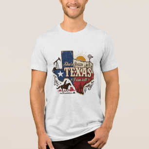 Camiseta Ela É do Texas Posso Dizer Música Country Cowboy