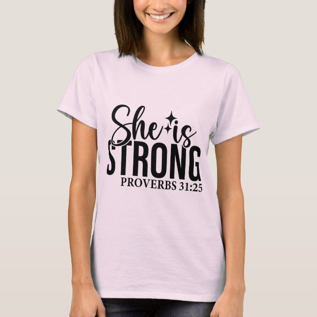 Camiseta Ela é forte (Frente)