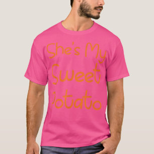 Camiseta Ela é minha batata doce, eu sou a família de ação