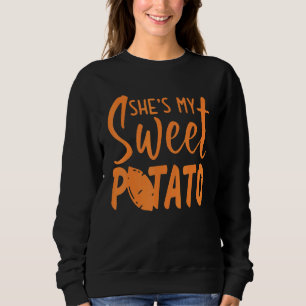 Camiseta Ela é Minha Batata Doce Eu Sou o Casal de Ação de