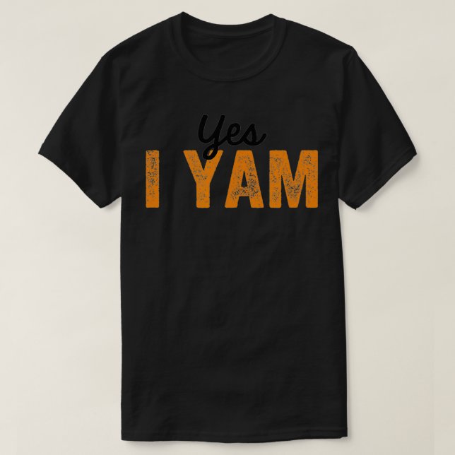 Camiseta Ela é minha batata doce Sim, eu sou engraçado comb (Frente do Design)