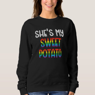 Camiseta Ela é Minha Batata Doce Sim Eu Yam Conjunto de Açã