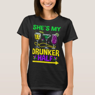 Camiseta Ela é minha metade mais bêbada Casal Combinando Ma