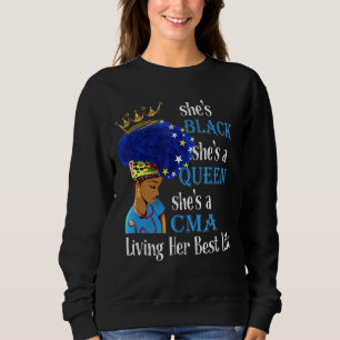 Camiseta Ela é negra Ela é uma rainha Ela é uma mãe vivendo