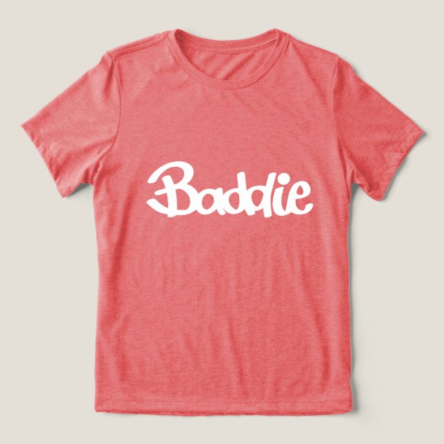 Camiseta Ela é uma Baddie (Design frontal)